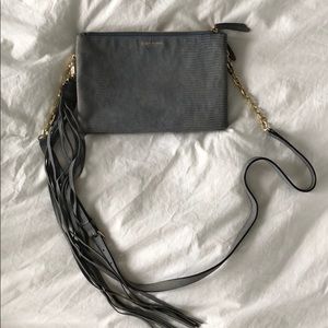 Henri Bendel Suede Fringe Crossbody